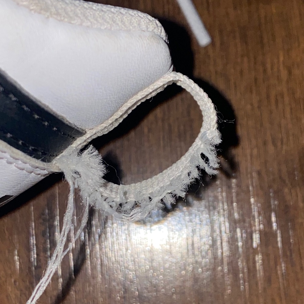 Nike Court Borough‎ Low 2 White Black Sneakers Youth Size 6.5Y Style DV5456-104 - Picture 10 of 11